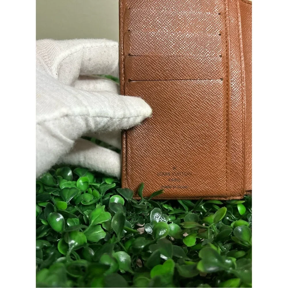 Louis Vuitton Monogram French Purse Kisslock Wallet Vintage Bifold-Date:CA0030